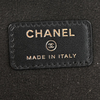 Chanel Caviar Quilted Jewelry Travel Case Black 6 of 7