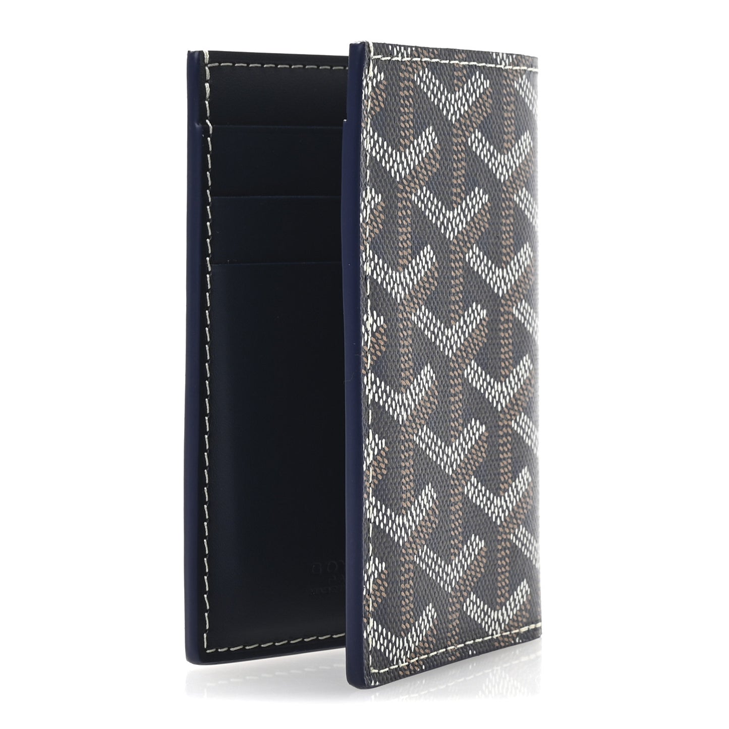 Goyardine Saint Pierre Card Holder Navy