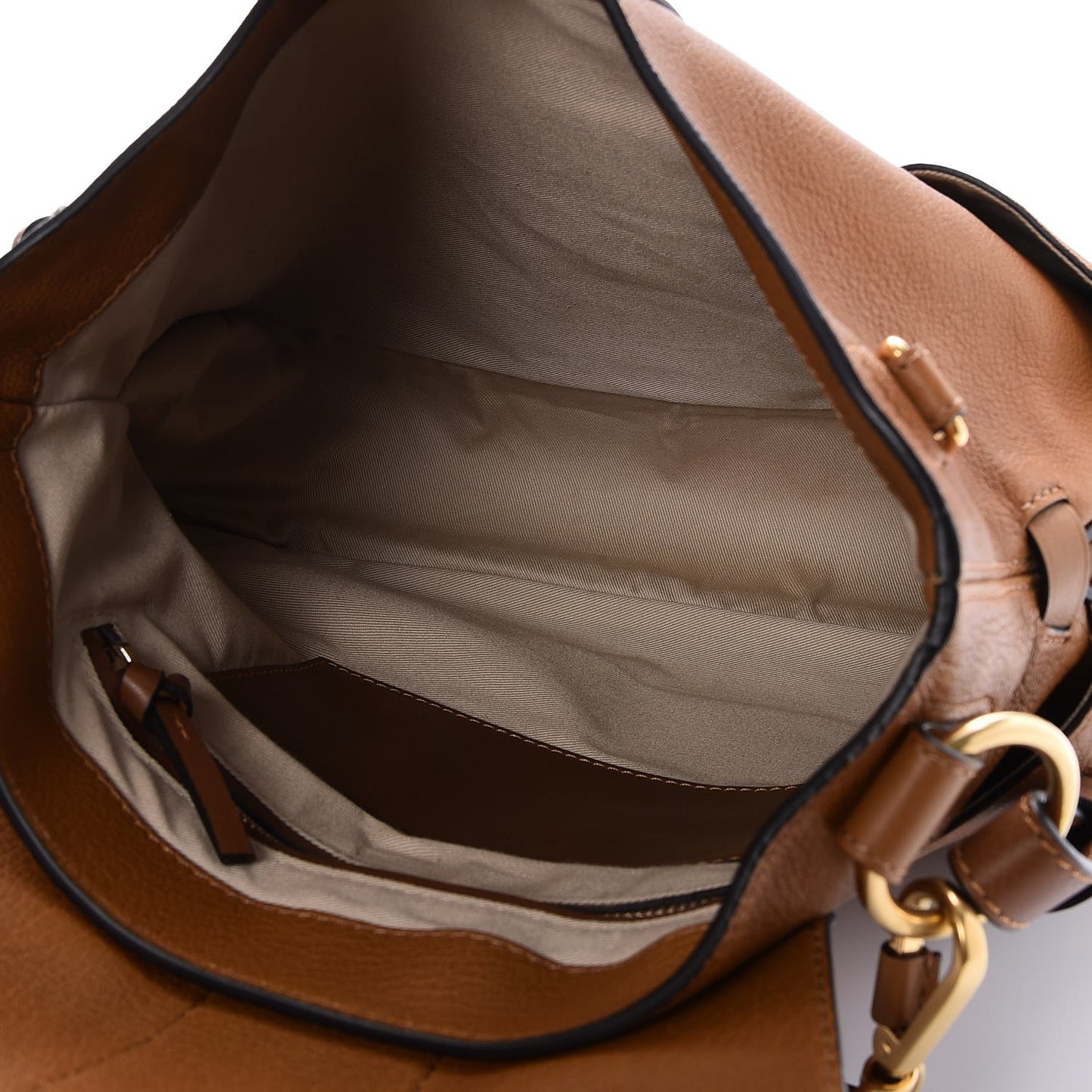 Grained Lambskin Medium Lexa Shoulder Bag Mustard Brown