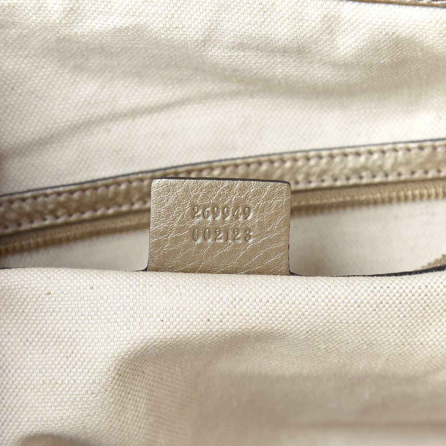 Metallic Pebbled Calfskin Medium Bella Hobo Gold