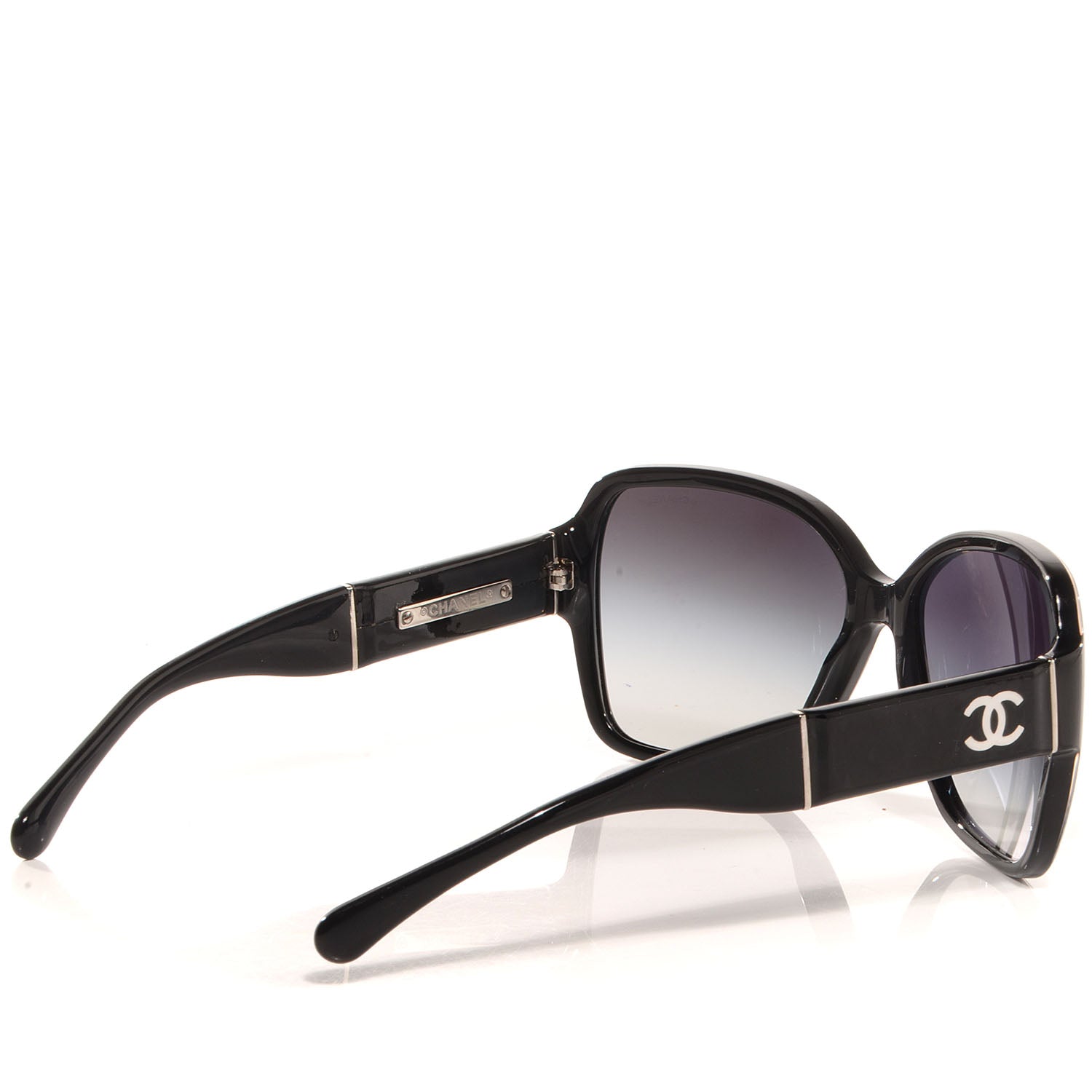 Chanel Patent Leather Sunglasses 5230Q Black 2 of 5