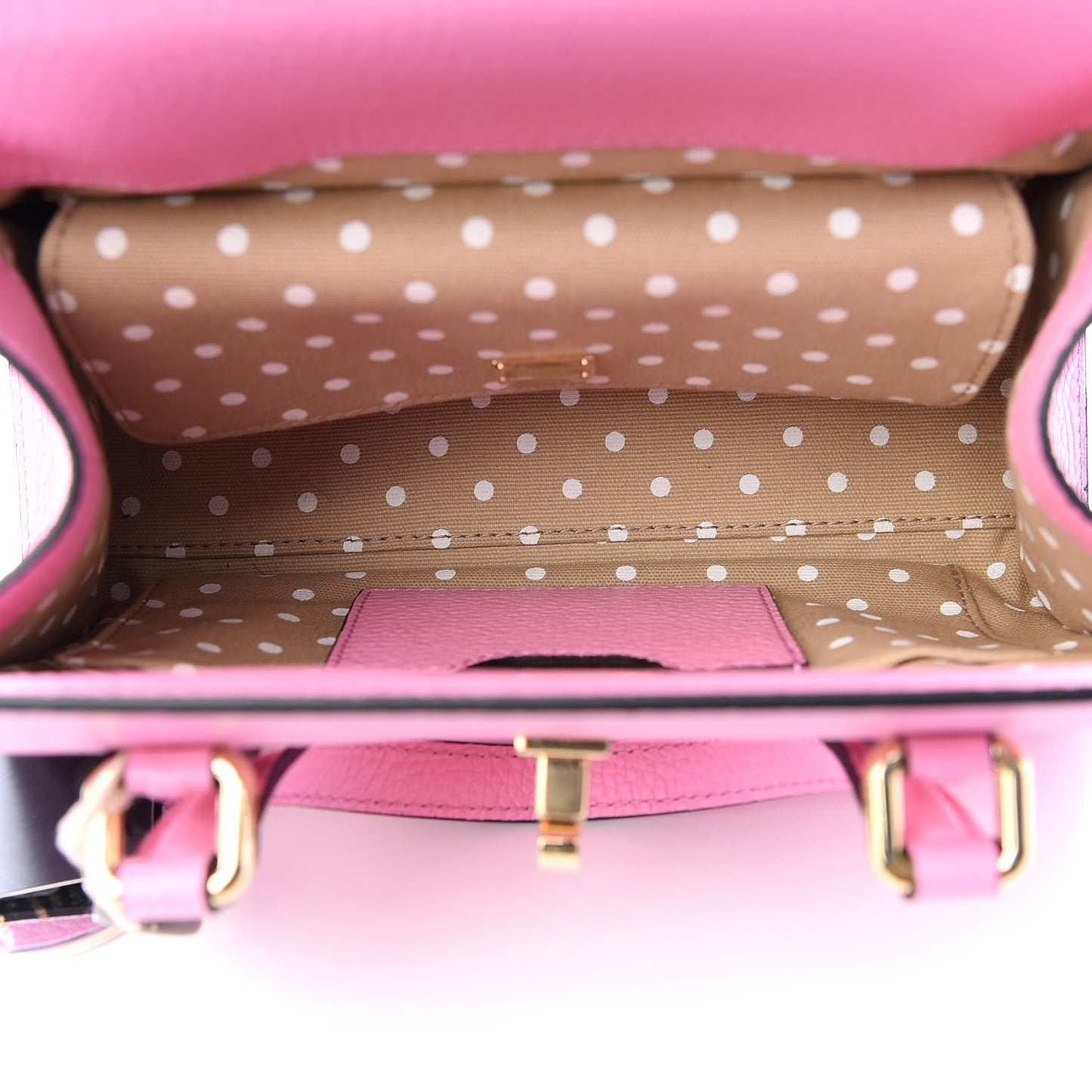 Calfskin Miss Bonita Top Handle Satchel Rosa Chiaro