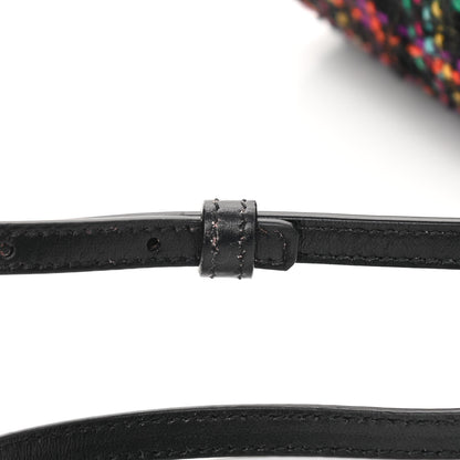 Saint Laurent Tweed Toy Loulou Shoulder Bag Black 13 of 15