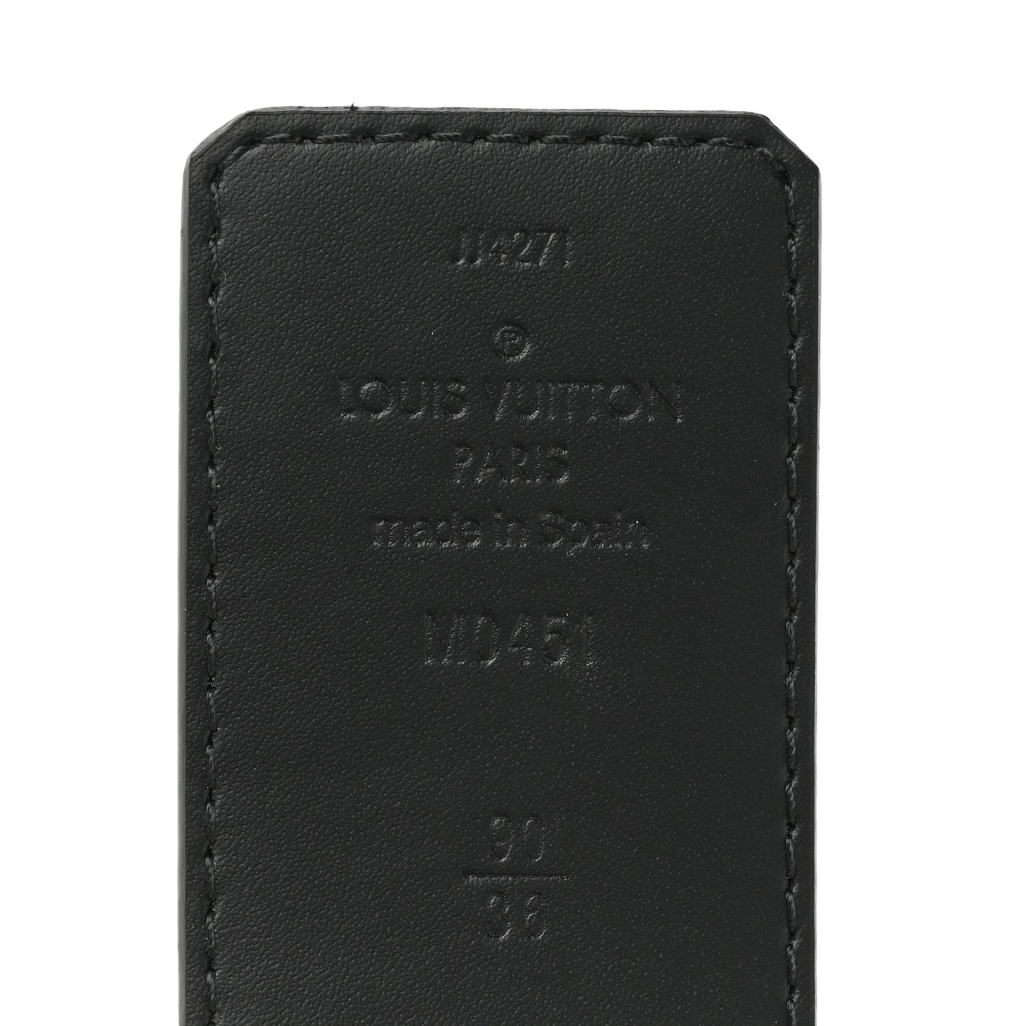 Monogram Eclipse 40mm Shake LV Initiales Reversible Belt 90 36 Black