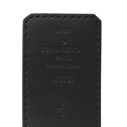 Louis Vuitton Monogram Eclipse 40mm Shake LV Initiales Reversible Belt 90 36 Black 4 of 6