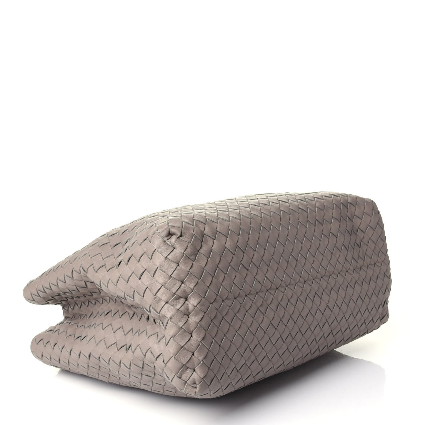 Nappa Intrecciato Top Handle Tote Limestone