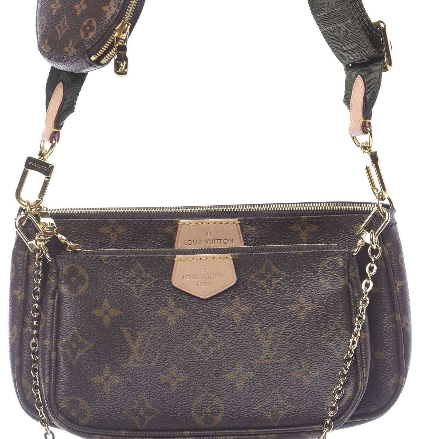 Monogram Multi Pochette Accessories Kaki