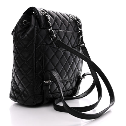 Chanel Lambskin Quilted Small Urban Spirit Backpack Black 3 of 10
