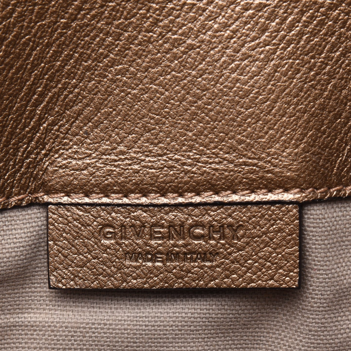 Sugar Goatskin Medium Antigona Envelope Clutch Old Gold