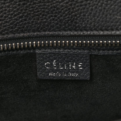 Celine Drummed Calfskin Nano Luggage Black 6 of 14