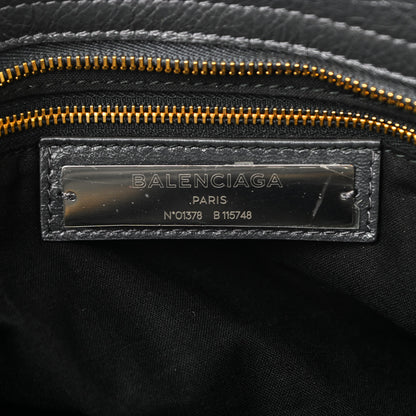 Balenciaga Agneau Classic Gold Hardware City Gris Fossile Anthracite 6 of 10