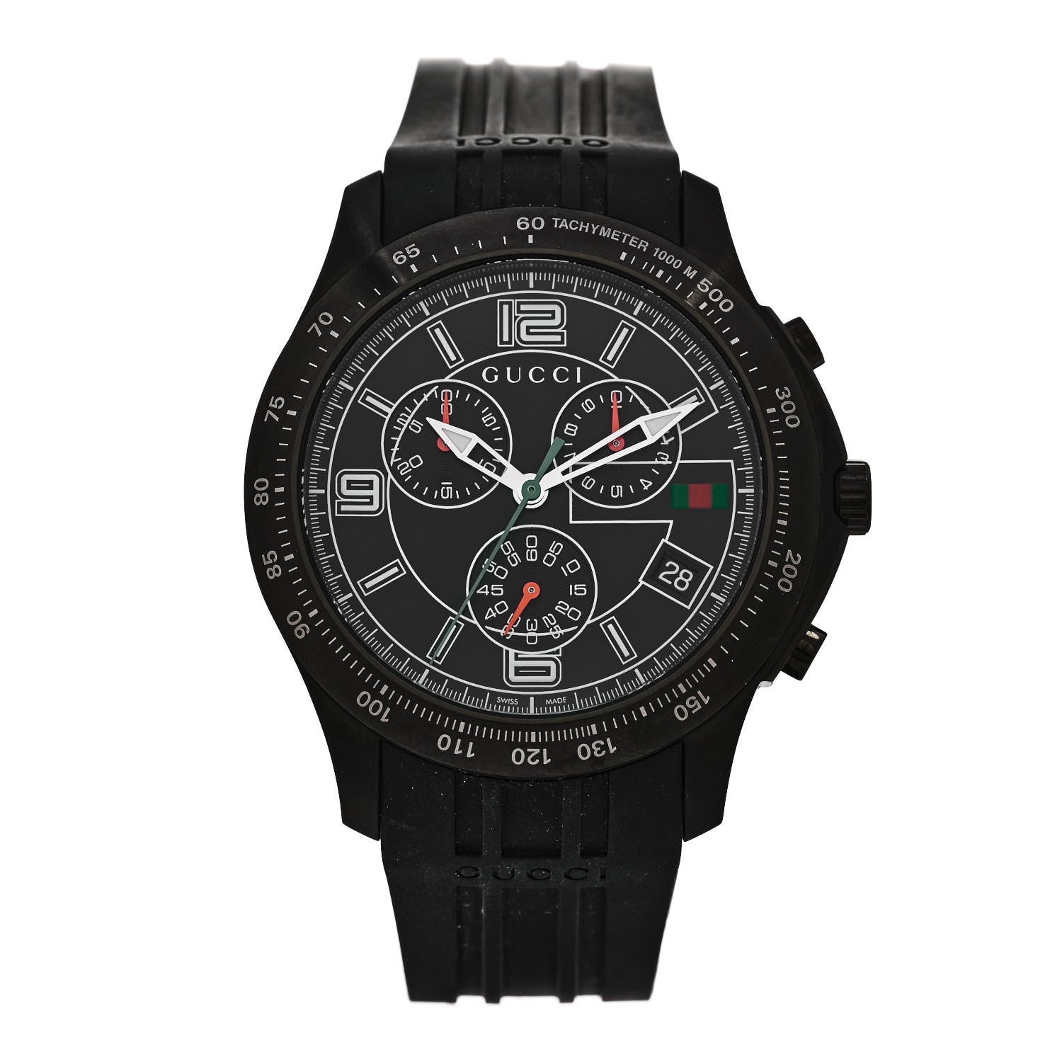 Gucci PVD Stainless Steel 44mm G-Timeless Chronograph Quartz Watch Black 1 of 5