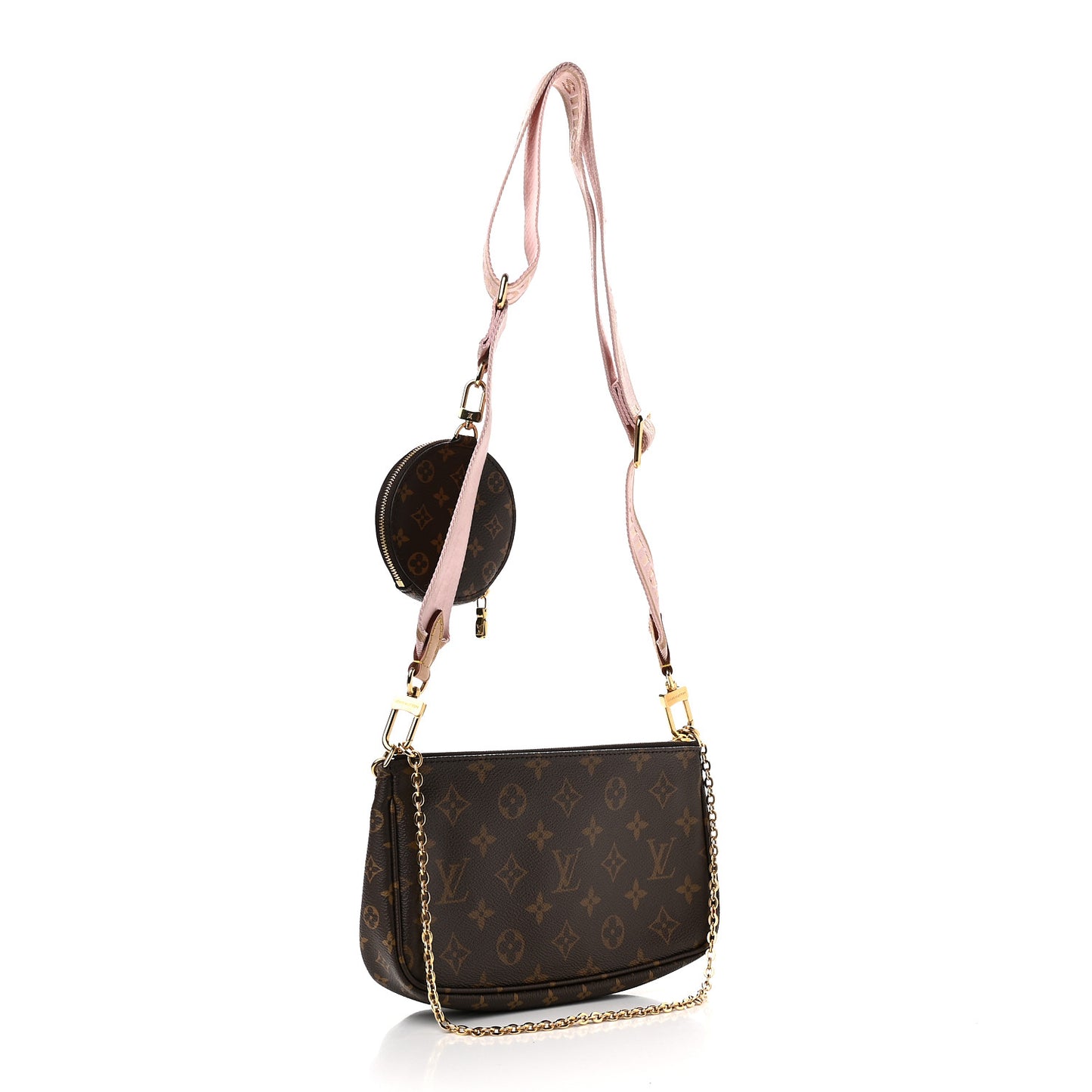 Monogram Multi Pochette Accessories Rose Clair