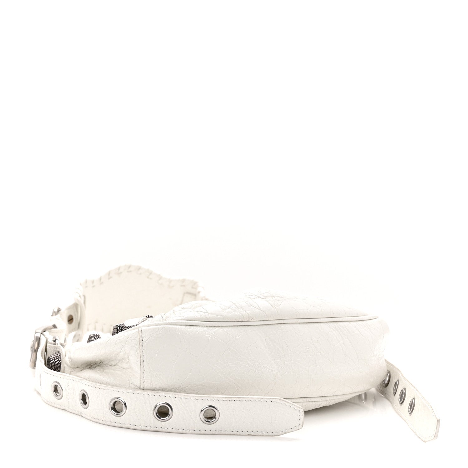 Balenciaga Agneau Arena Le Cagole Shoulder Bag XS Optic White 5 of 11