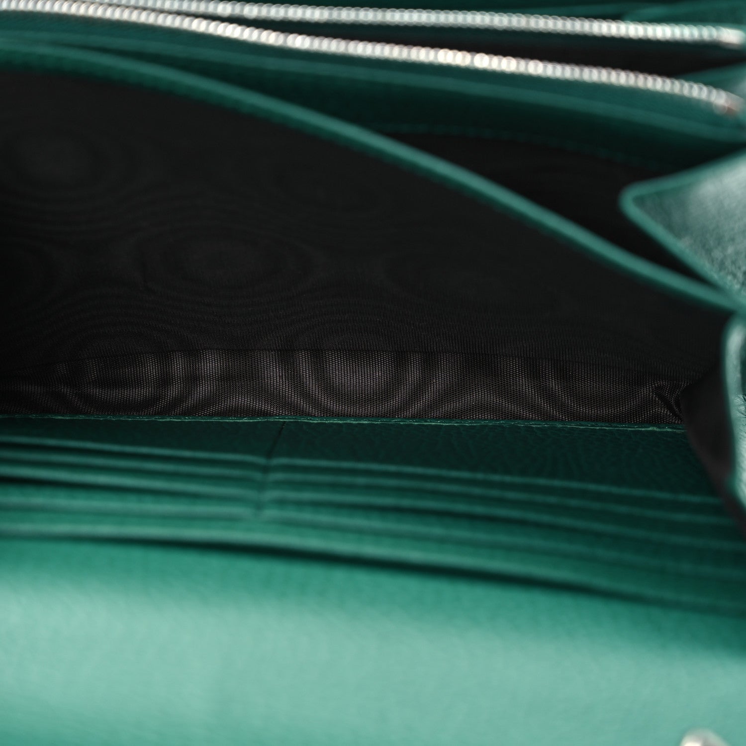 Gucci Calfskin Mini Dionysus Chain Wallet Emerald 8 of 14