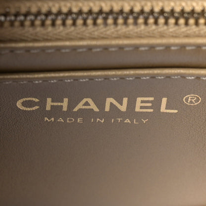 Chanel Lambskin Quilted Mini Rectangular Pearl Crush Flap Black 6 of 10