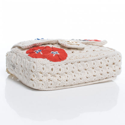 Chanel Crochet Camellia CC Flap 4 of 8