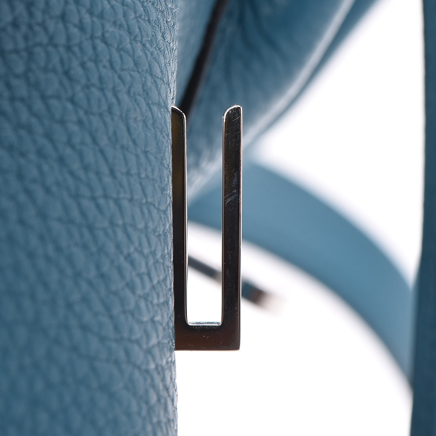 Hermes Taurillon Clemence JPG Shoulder Birkin II 42 Cobalt 11 of 32