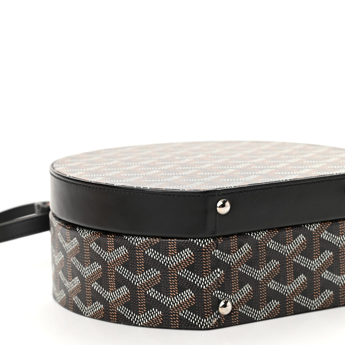 Goyardine Alto Hatbox Black
