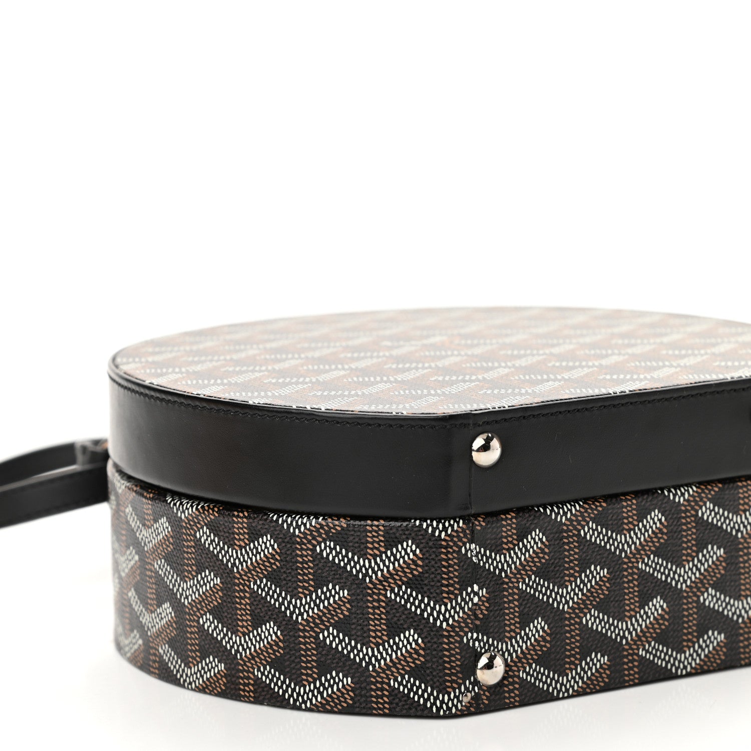 Goyard Goyardine Alto Hatbox Black 8 of 9