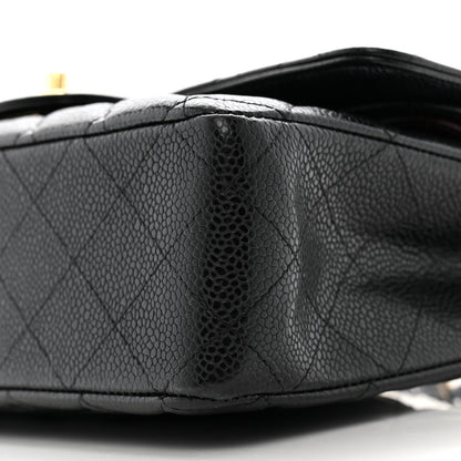 Chanel Caviar Quilted Medium Double Flap Black 10 of 10