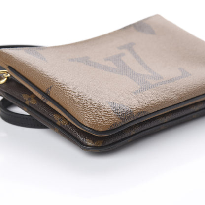 Louis Vuitton Reverse Monogram Giant Double Zip Pochette 5 of 8