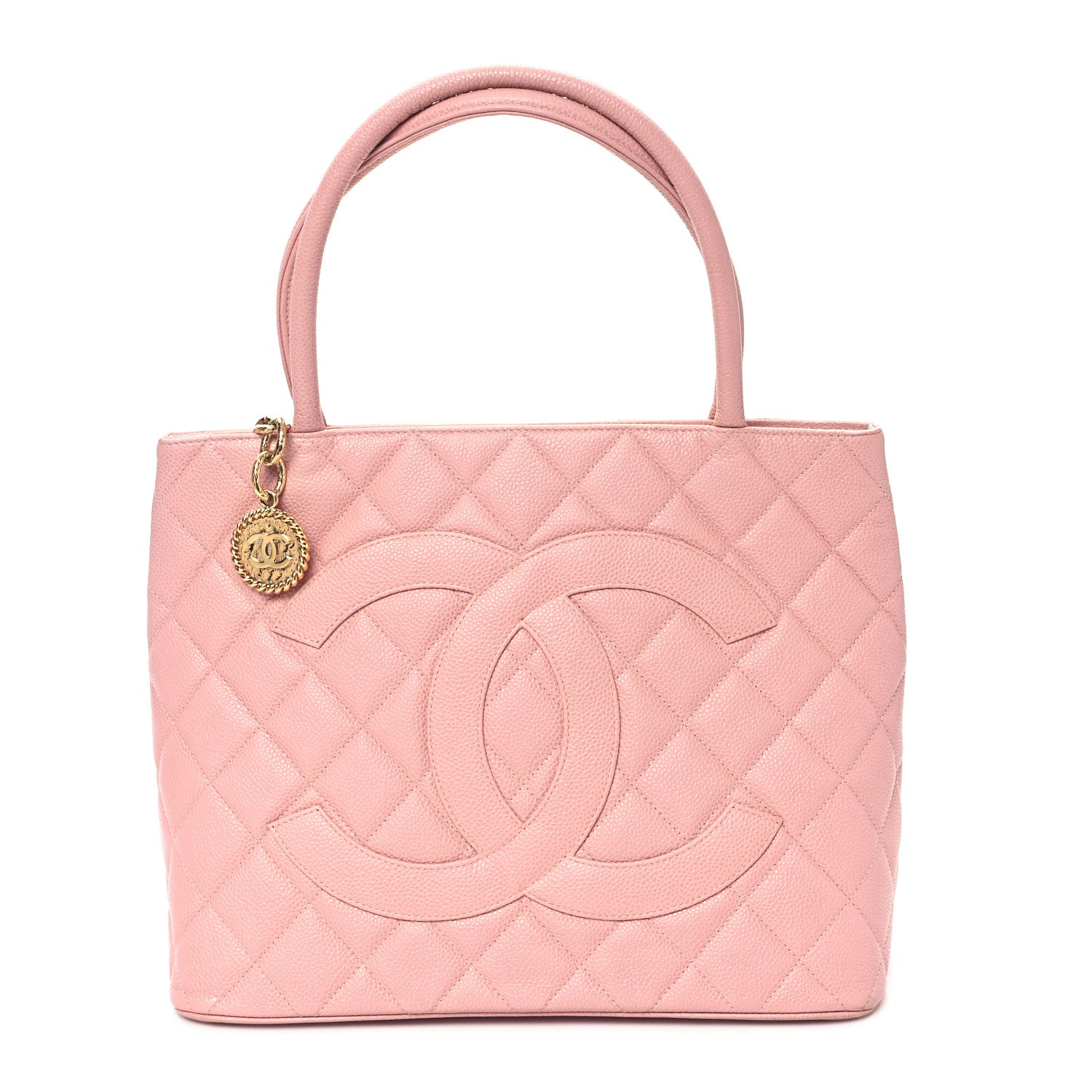 Chanel Caviar Quilted Medallion Tote Light Pink 1 of 11
