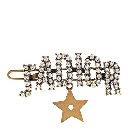 Christian Dior Crystal J'Adior Star Barrette 1 of 4