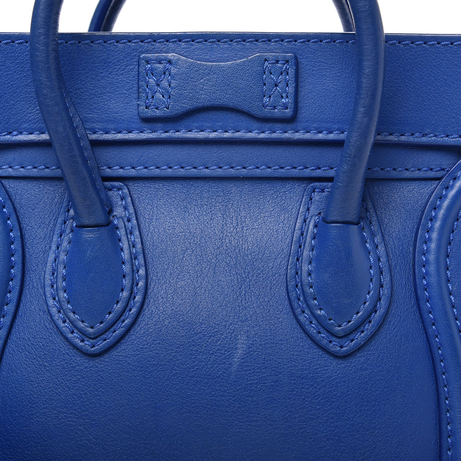 Celine Smooth Calfskin Nano Luggage Royal Blue 10 of 10