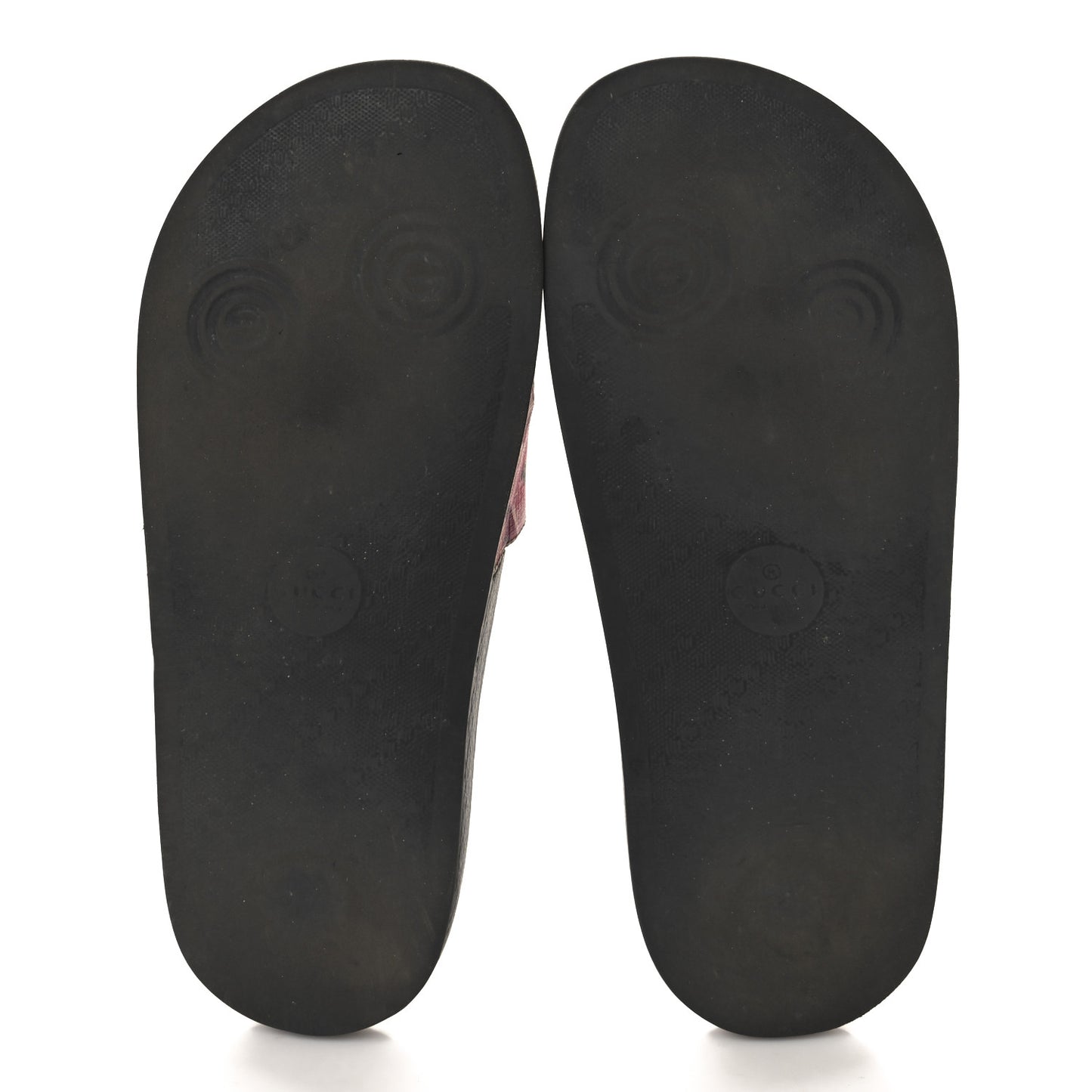 GG Supreme Monogram Blooms Slide Sandals 37 Beige Multicolor