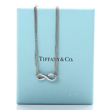 Tiffany Sterling Silver Infinity Pendant Necklace 6 of 6