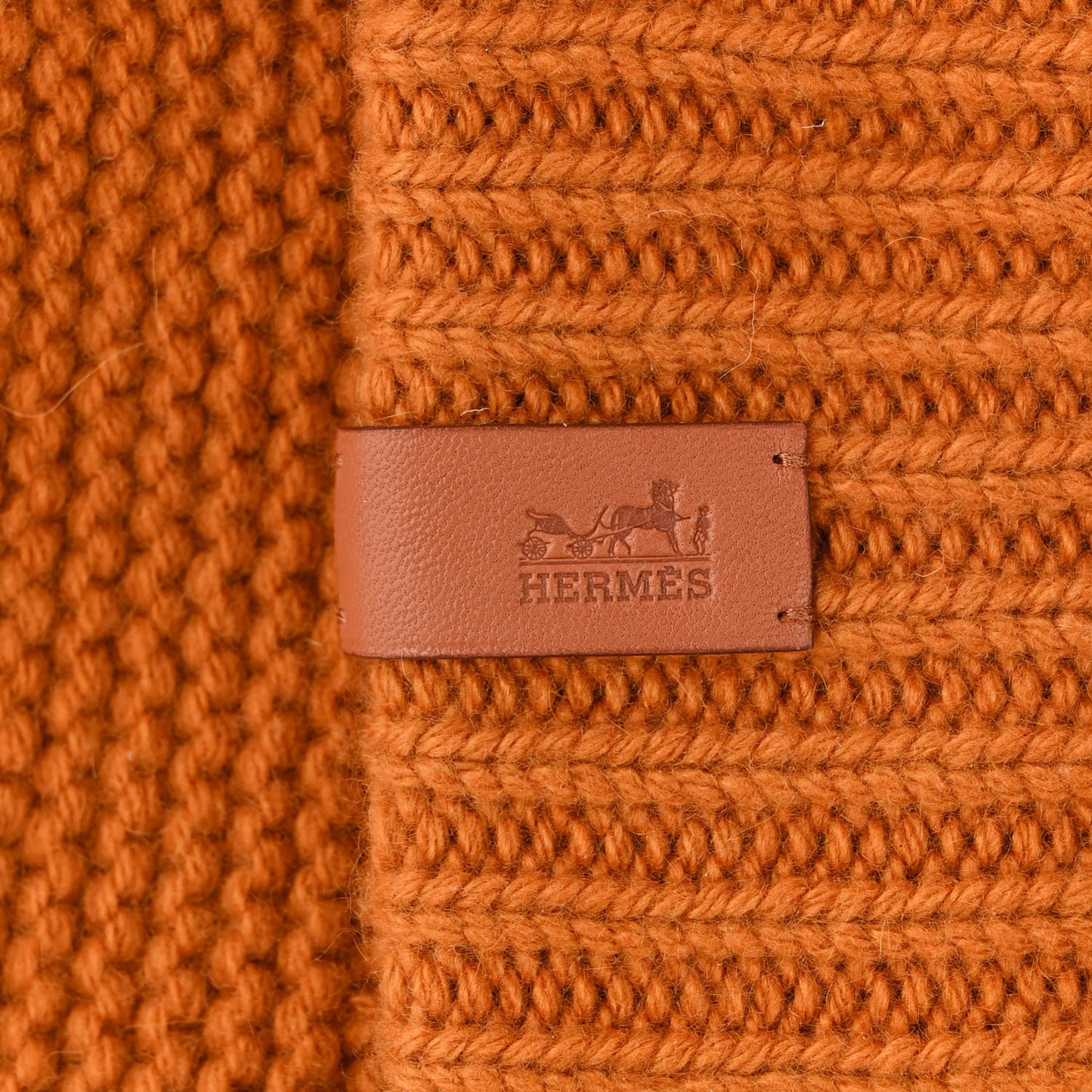 Cashmere Knit Boston Beanie Hat S Brun Fauve