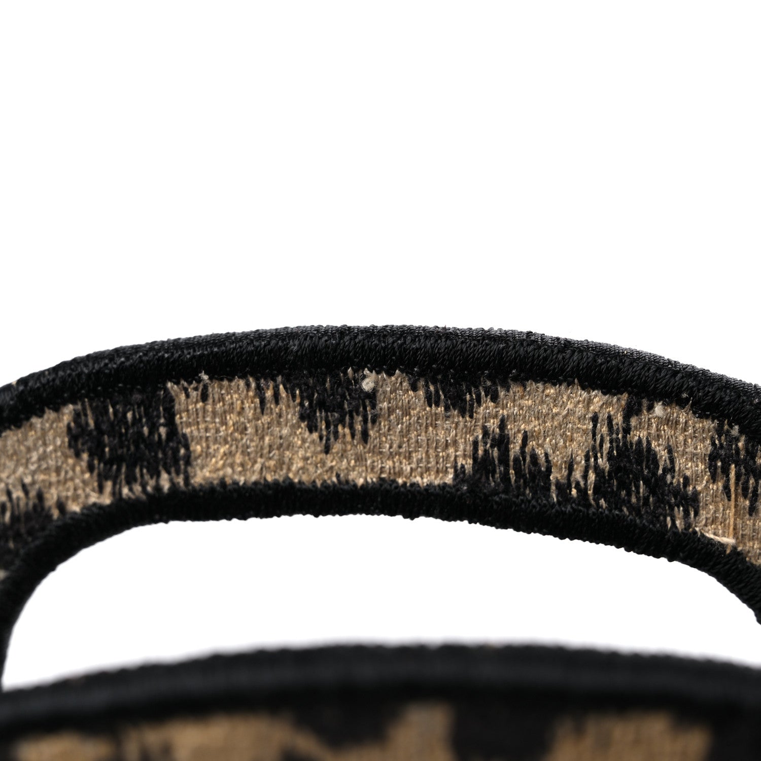 Christian Dior Canvas Mizza Embroidered Mini Leopard Book Tote Beige 12 of 12