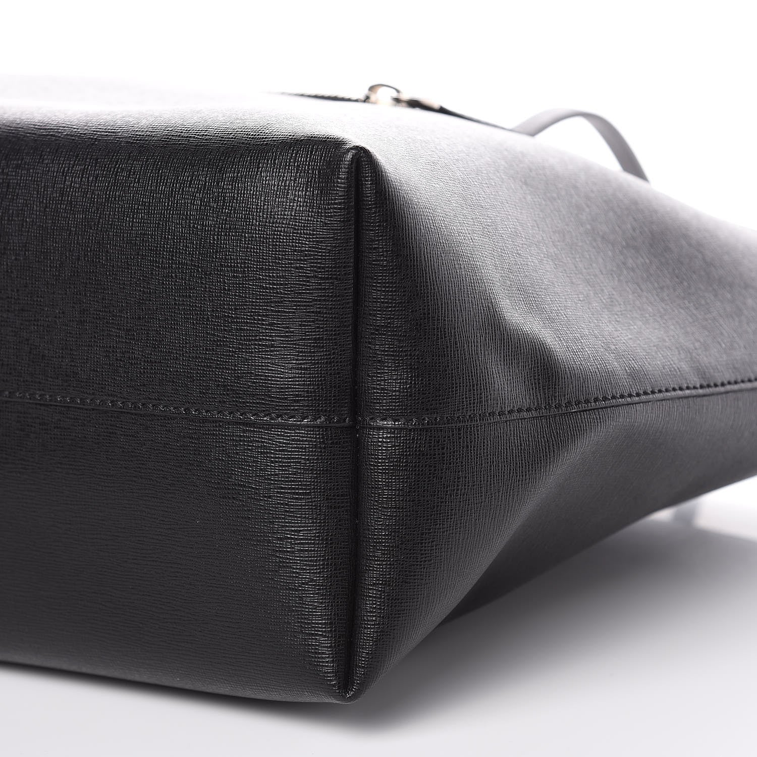 Fendi Vitello Elite Cuoio Monster Buggies Medium Roll Tote Black Multicolor Blue Cobalto 9 of 11