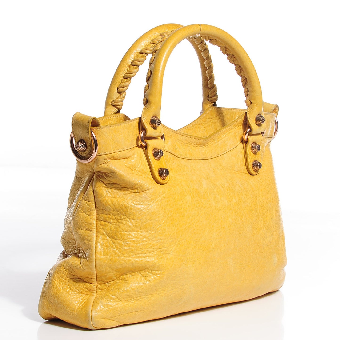 Agneau Giant 12 Rose Gold Hardware Town Moutarde