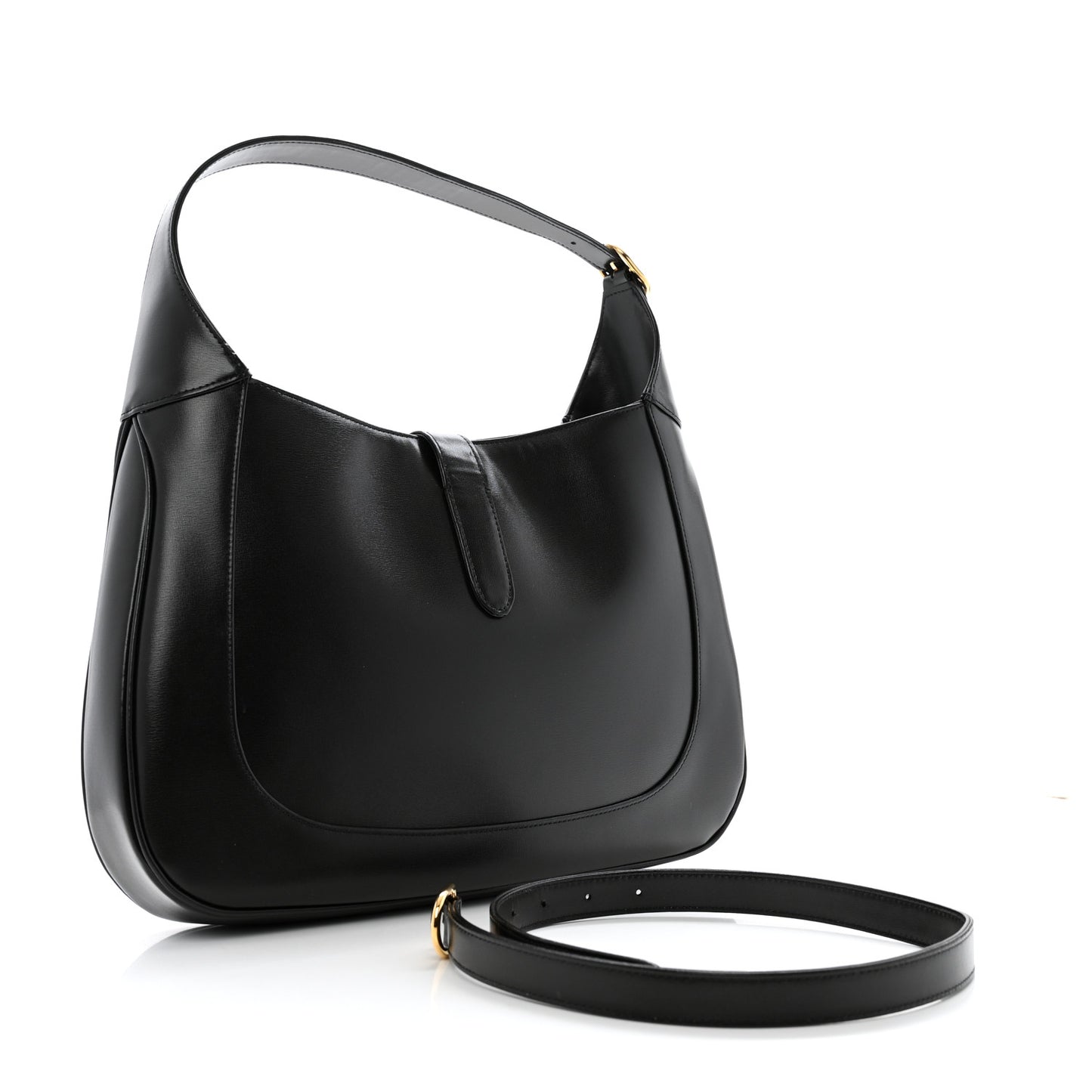 Boarded Dyana Lux Calfskin Medium Jackie 1961 Hobo Black