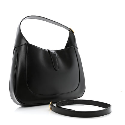 Gucci Boarded Dyana Lux Calfskin Medium Jackie 1961 Hobo Black 3 of 12