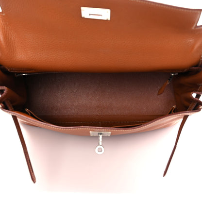 Hermes Togo Kelly Retourne 32 Gold 5 of 11