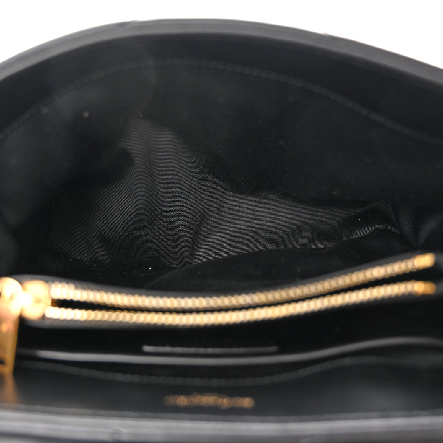 Saint Laurent Calfskin Y Quilted Monogram Small Loulou Chain Satchel Black 5 of 11