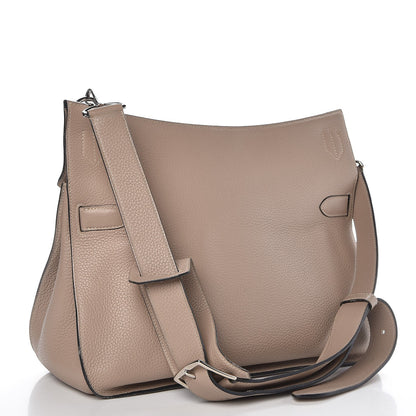 Hermes Taurillon Clemence Jypsiere Gypsy 34 Gris Tourterelle 3 of 7