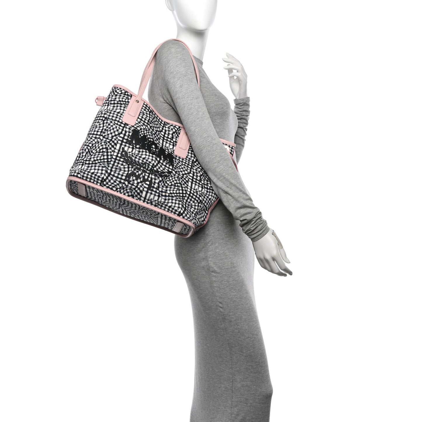 Visetos Medium Liz Reversible Shopper Tote Powder Pink