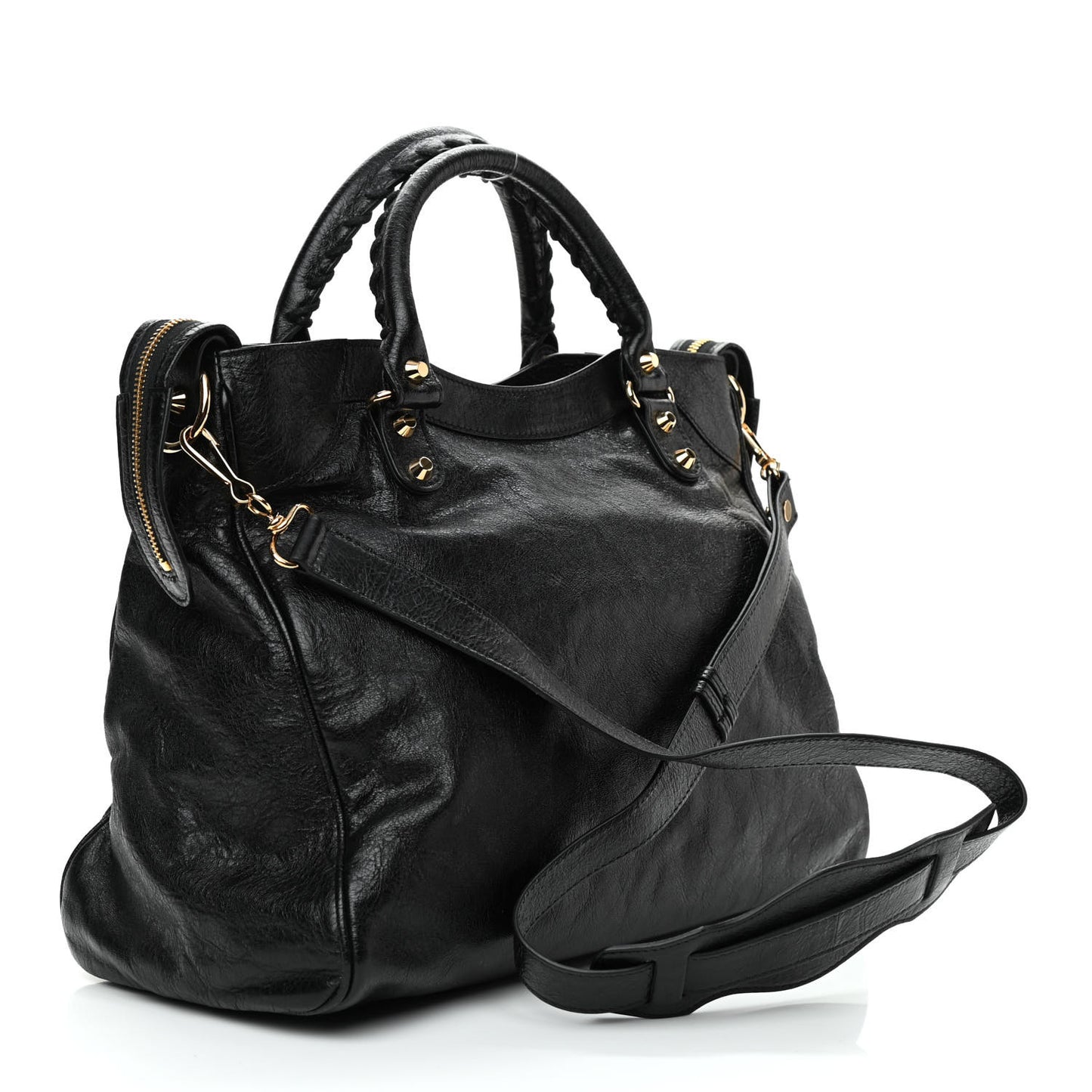 Agneau Classic Gold Hardware Velo Black