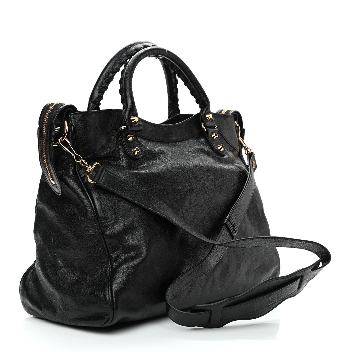 Balenciaga Agneau Classic Gold Hardware Velo Black 3 of 9