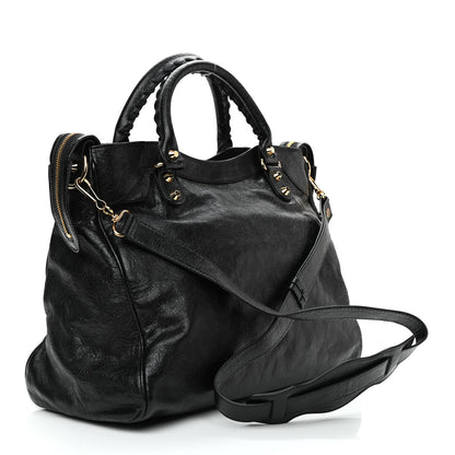 Balenciaga Agneau Classic Gold Hardware Velo Black 3 of 9