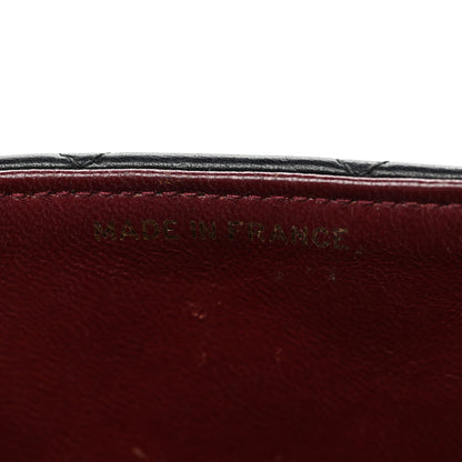 Chanel Lambskin Quilted Mini Square Flap Bag Black 7 of 9