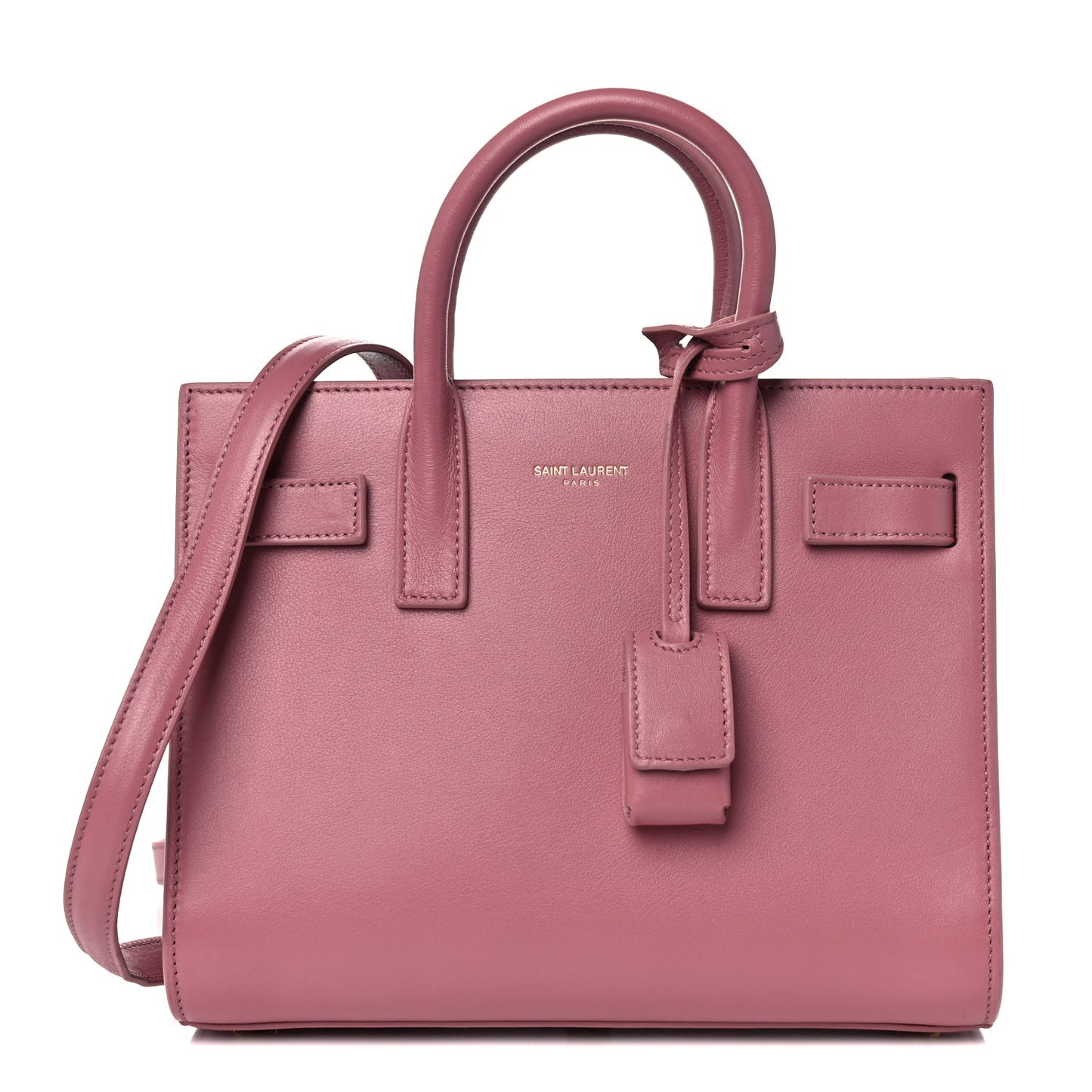 Calfskin Small Sac De Jour Dark Rose