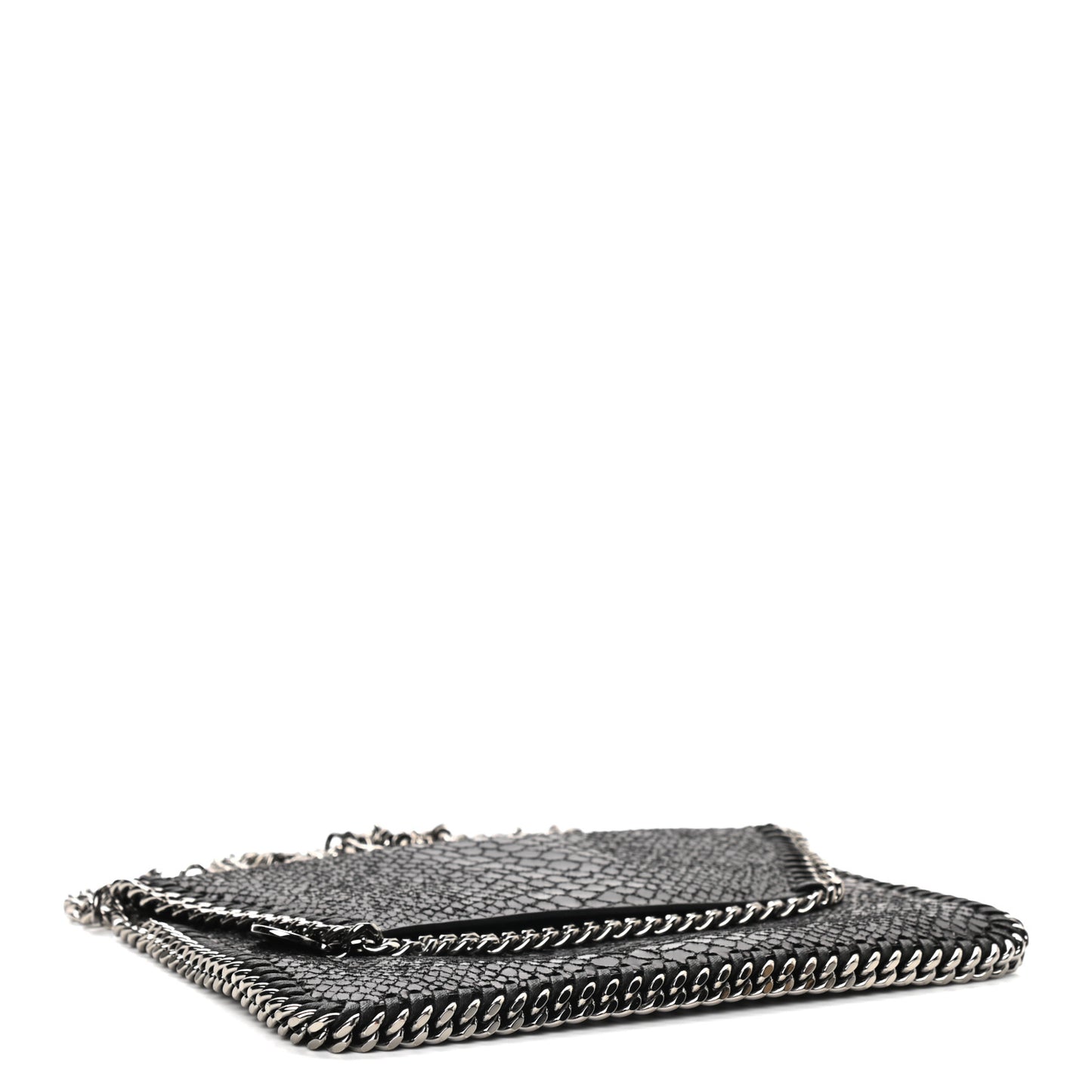 Eco Python Mini Falabella Crossbody Bag Black