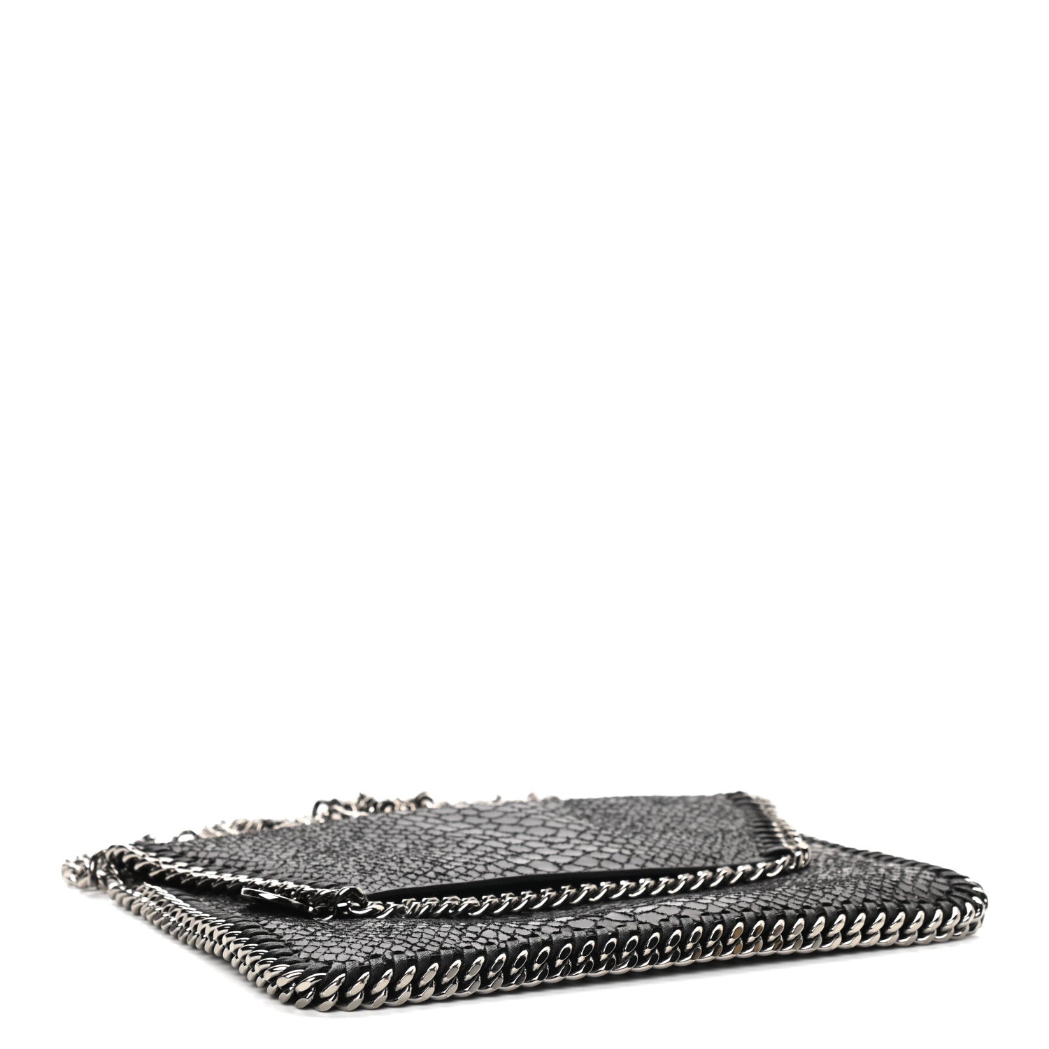 Stella McCartney Eco Python Mini Falabella Crossbody Bag Black 4 of 10