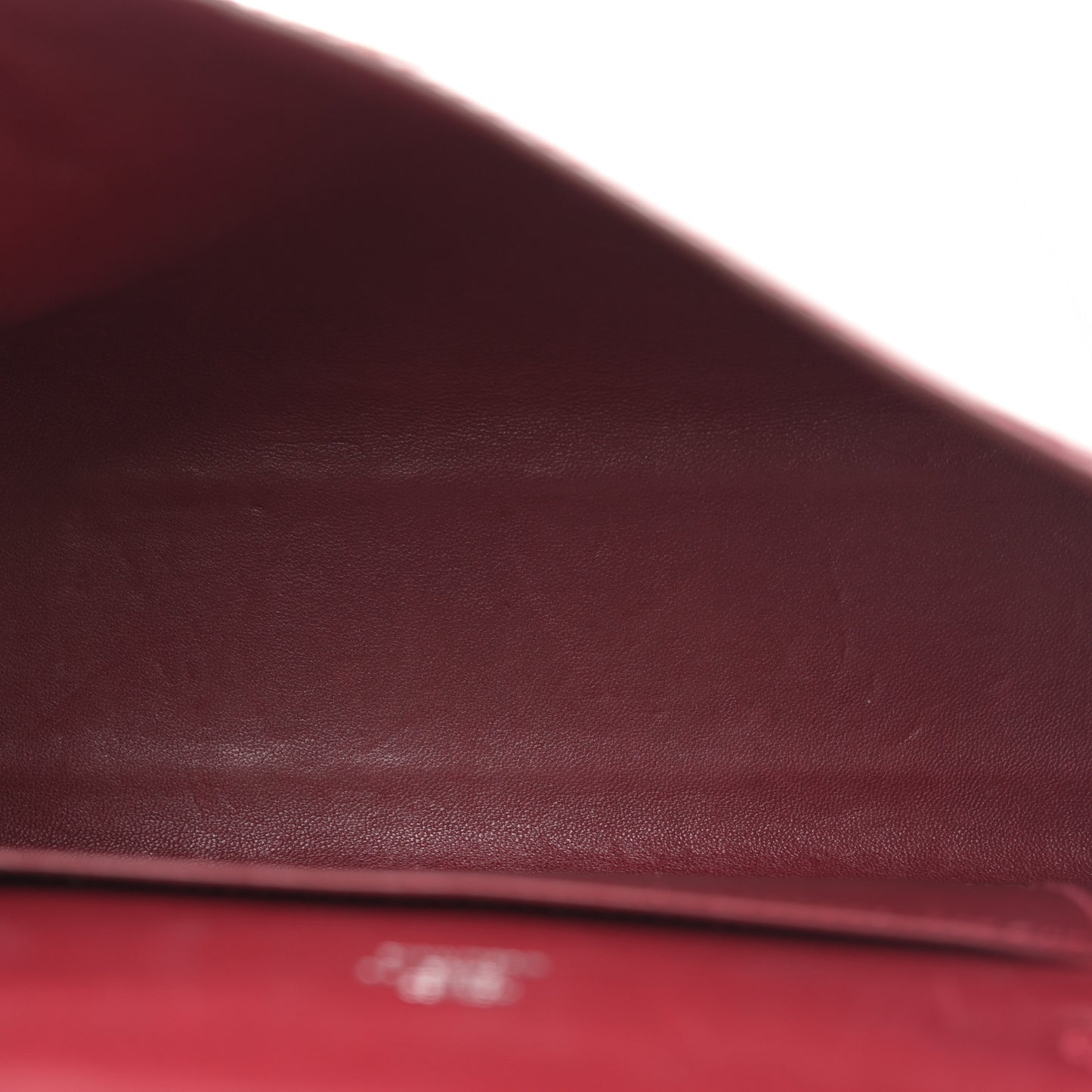 Shiny Niloticus Crocodile Kelly Pochette Rouge Vif