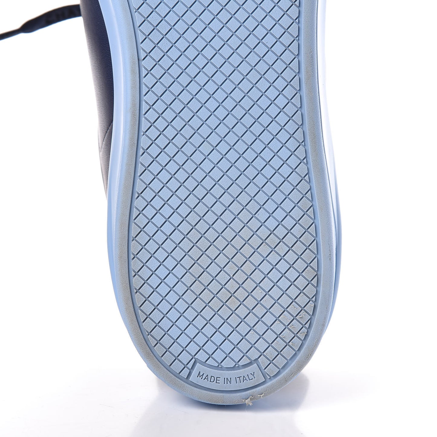 Calfskin Mens Sneakers 46 Navy